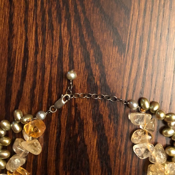 Revamped Vintage necklace and earring set - Picture 6 of 6